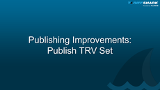 Publish a TRV Set