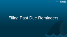 Filing Past Due Reminders